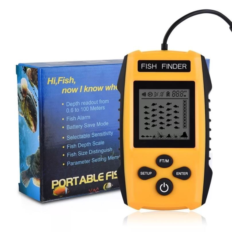 kvalitný rybársky sonar s LCD displejom
